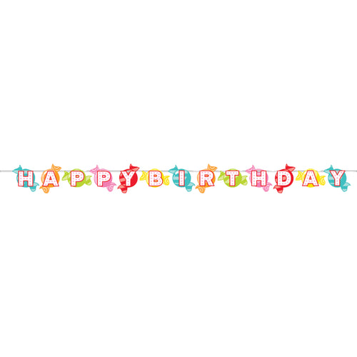 Candy Shop Happy Birthday Banner 7ft | Kid's Birthday