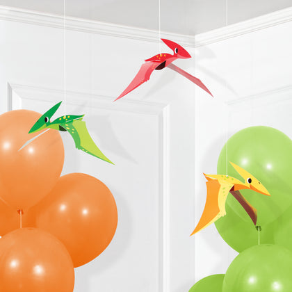 Dinosaur Friends Hanging Cutout Decorations | Kid's Birthday