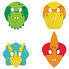 4pk Dino Foam Face Mask | Kid's Birthday