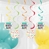 Birthday Burst Swirl Decorations | Milestone Birthday