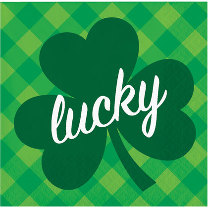 Lucky Beverage Napkins 16ct | St. Patrick's Day