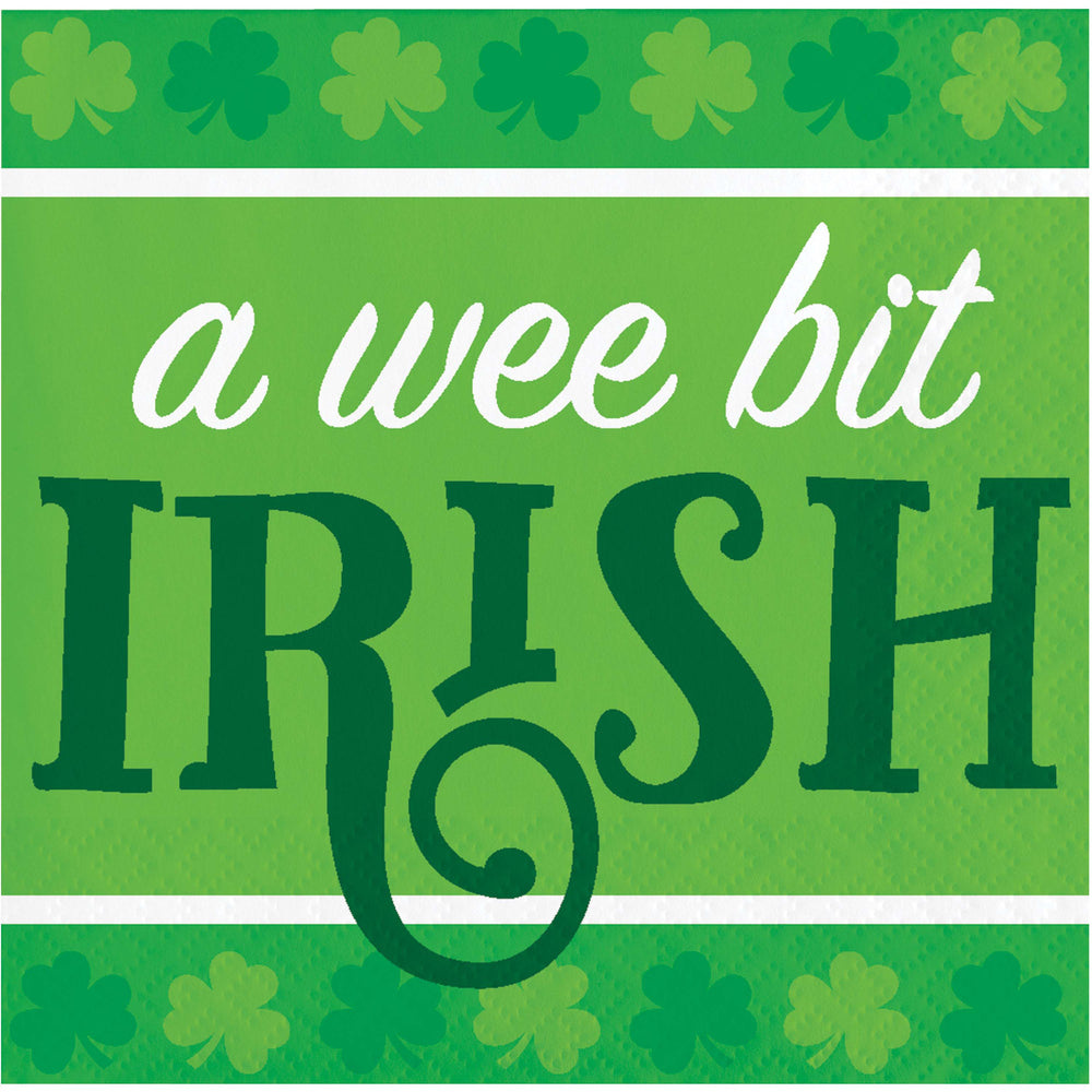 A Wee Bit Irish Beverage Napkins 16ct | St. Patrick's Day
