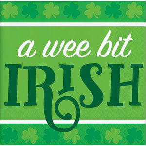 A Wee Bit Irish Beverage Napkins 16ct | St. Patrick's Day