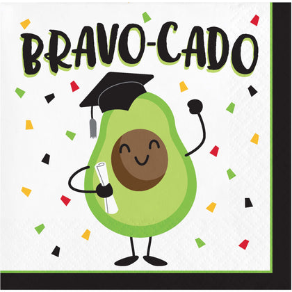 Fun Bravocado Beverage Napkins 16ct | Graduation