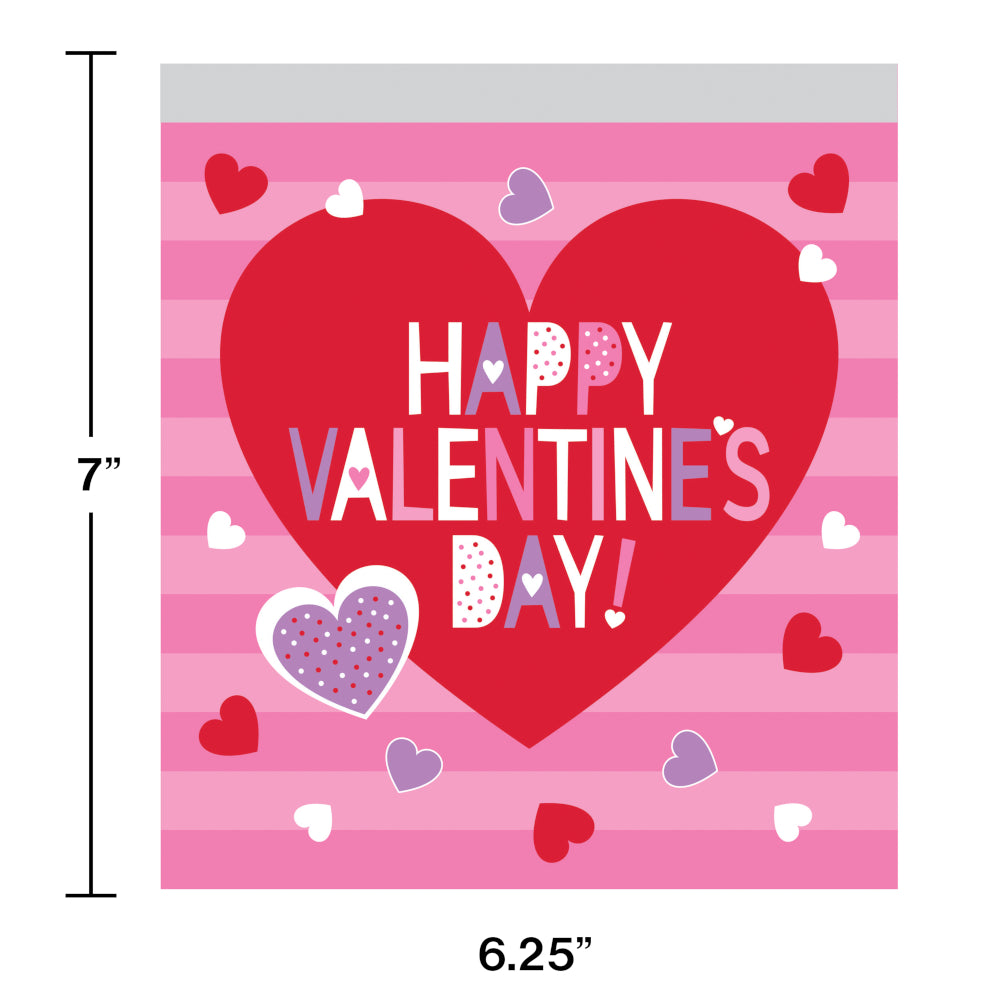 Zipper Treat Bags 10ct | Valentine's Day