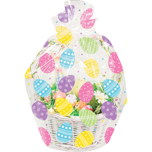 Eggs Cello Basket Bag | Easter