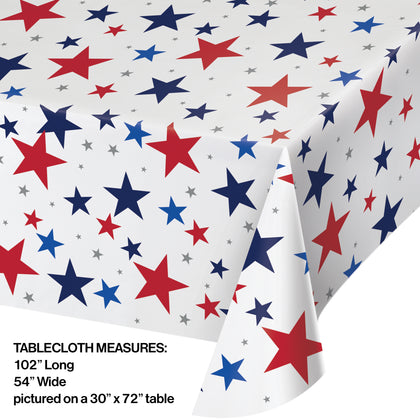 Patriotic Stars Table Cover | Patriotic