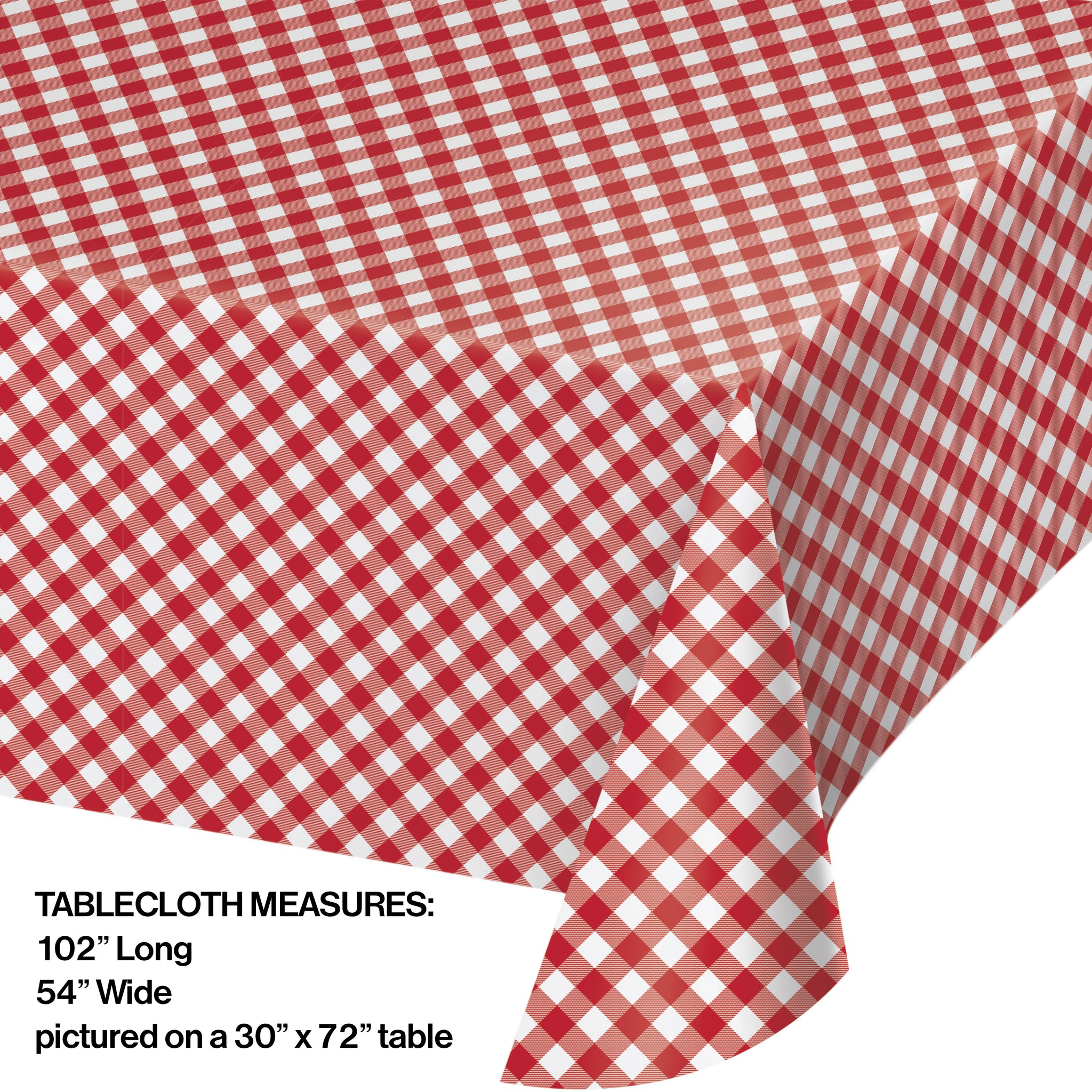 Classic Gingham Table Cover | General Entertainment