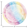 Tie Dye Party 7in Plates 8ct | Kid's Birthday