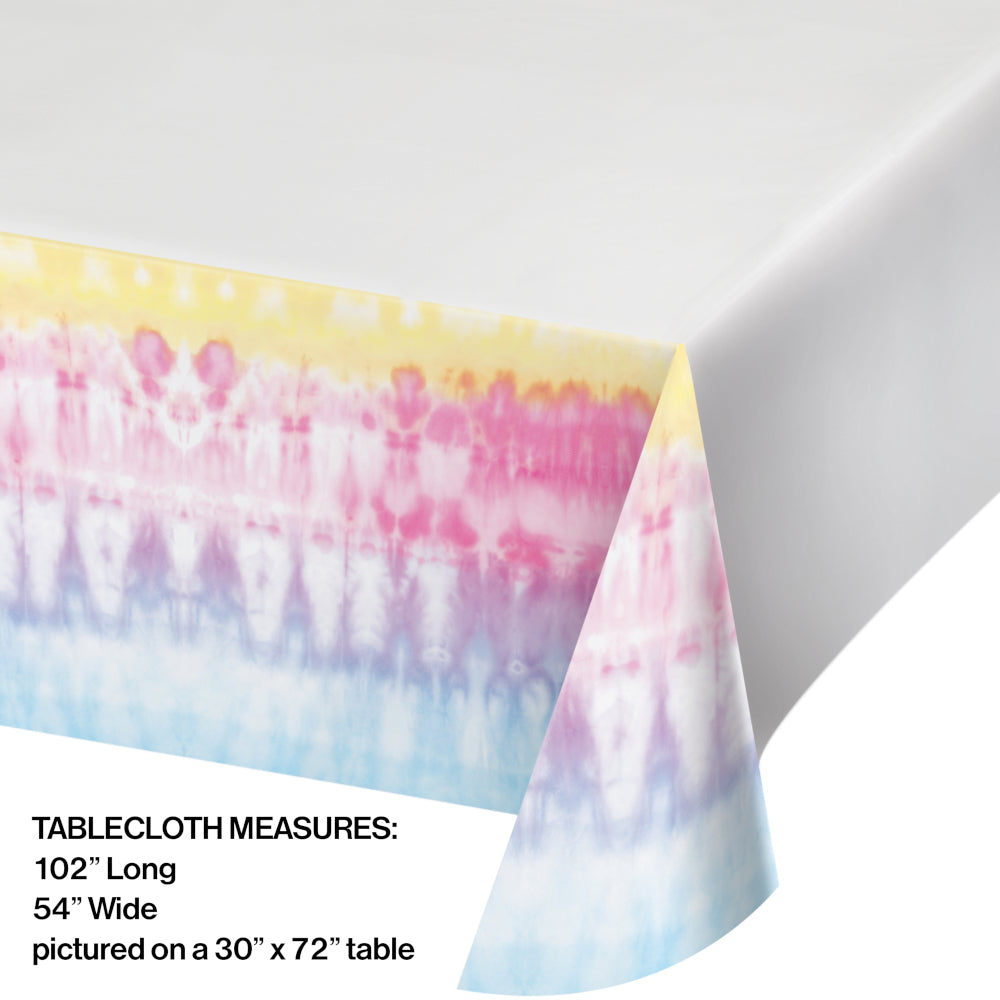 Tie Dye Party Paper Table Cover | Kid's Birthday