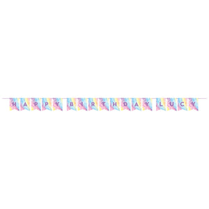 Tie Dye Party Ribbon Birthday Banner | Kid's Birthday