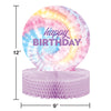 Tie Dye Party Honeycomb Centerpiece | Kid's Birthday