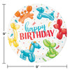 Party Animal Balloon Dinner Plates 8ct | Kid's Birthday