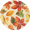 7in Vibrant Leaves Dessert Plates 8ct | Thanksgiving