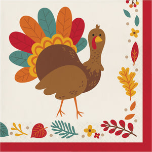 Turkey Tom Lunch Napkins 16ct  | Thanksgiving