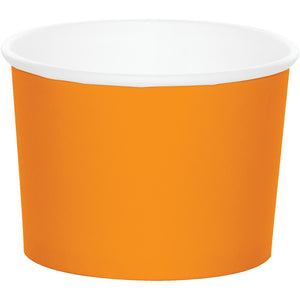 Sun Kissed Orange Paper Treat Cups 8ct | Solids