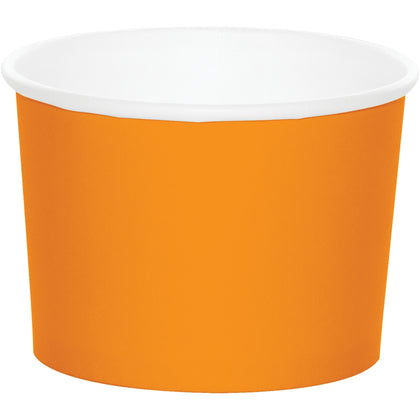Sun Kissed Orange Paper Treat Cups 8ct | Solids