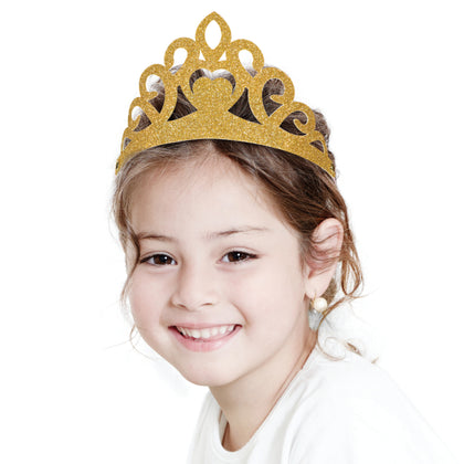 Princess Party Glitter Tiara Favor 8ct | Kid's Birthday