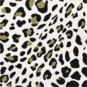 Leopard Print Luncheon Napkins 16ct | General Entertaining