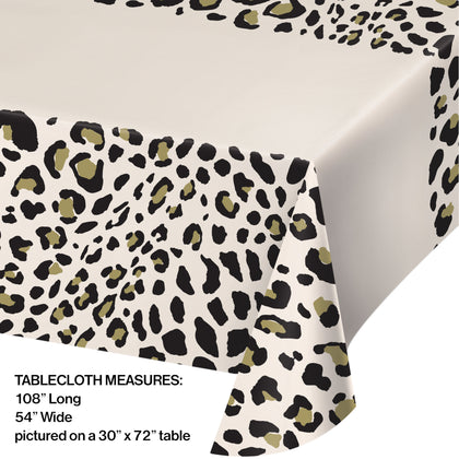 Leopard Print Paper Table Cover | General Entertaining