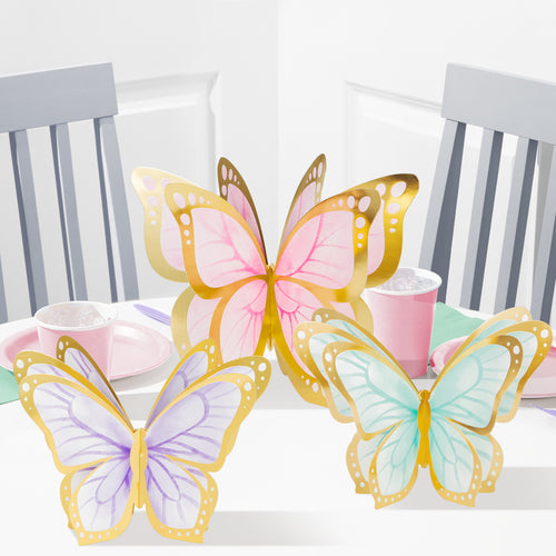 Butterfly Shimmer Centerpiece | Kid's Birthday