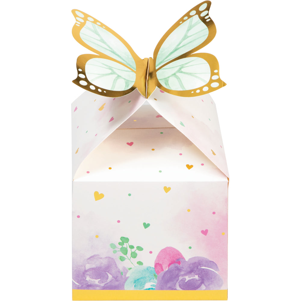 Butterfly Shimmer Treat Boxes 8ct | Kid's Birthday