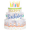 Festive Cake Honeycomb Centerpiece | Generic Birthday