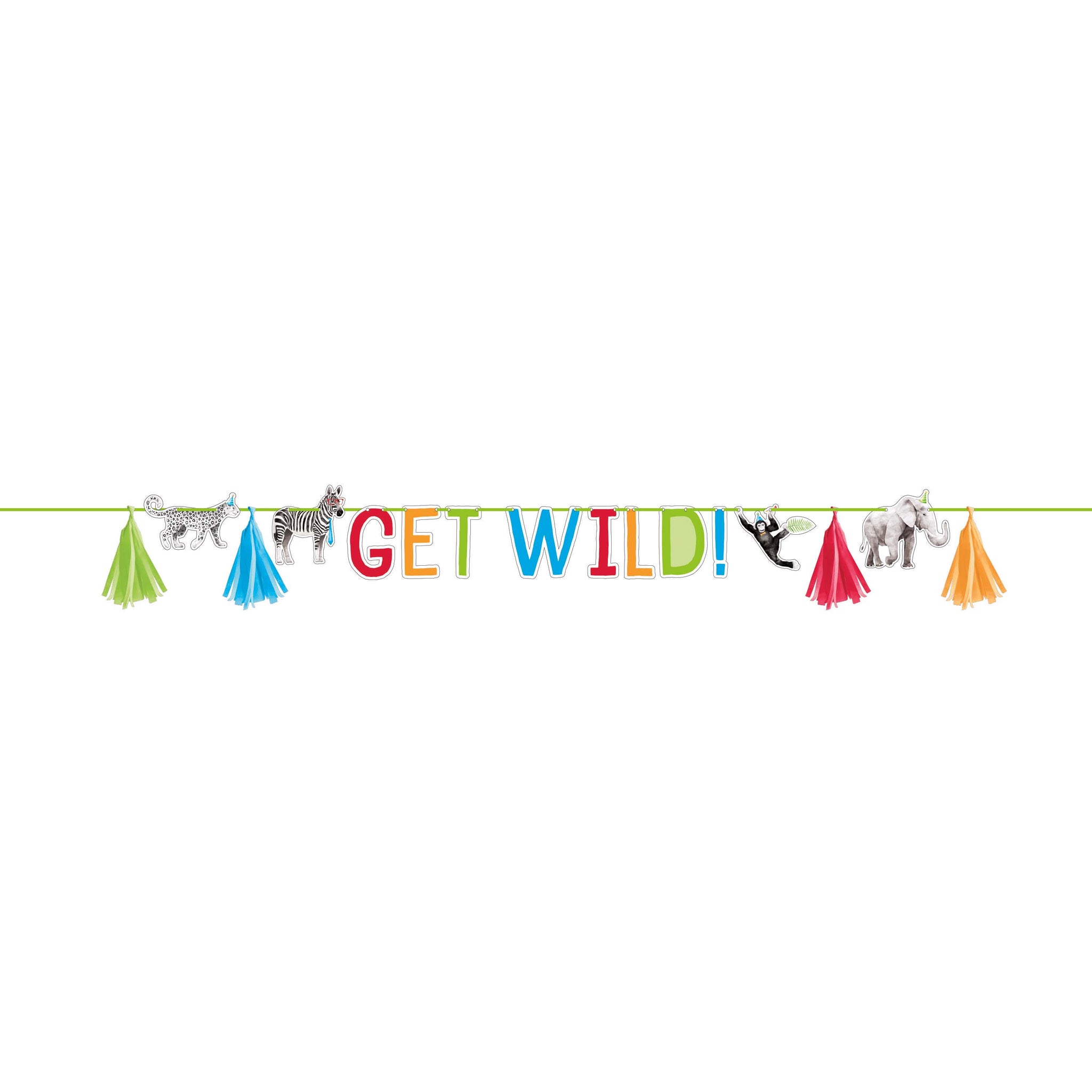 Party Animals Ribbon Banner | Kid's Birthday