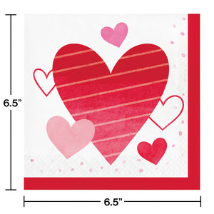 Valentine's Day Lunch Napkins 16ct | Valentine's Day