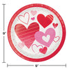 Valentine's Day 9in Paper Plates 8ct | Valentine's Day