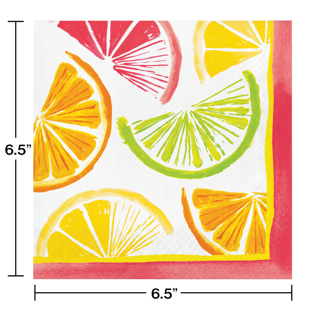 Citrus Slices Luncheon Napkins 16ct | Summer