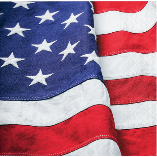 Patriotic Flag Beverage Napkins 16ct | Patriotic