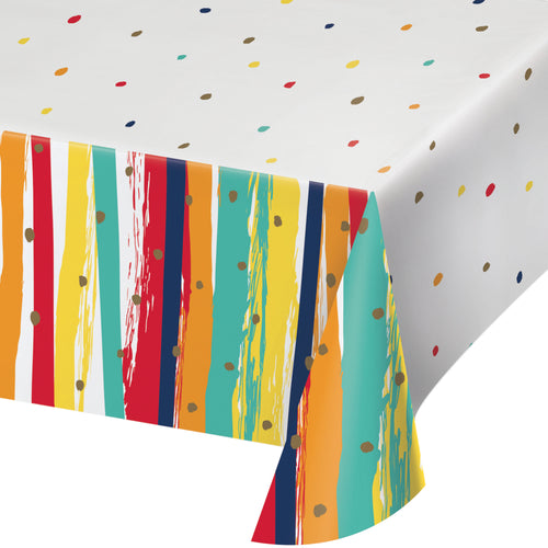 Birthday Stripes Table Cover | Generic Birthday