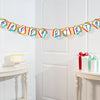 Birthday Stripes Ribbon Banner with Tassels | Generic Birthday