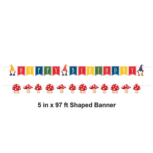Party Gnomes Birthday Banners | Kid's Birthday