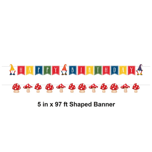 Party Gnomes Birthday Banners | Kid's Birthday