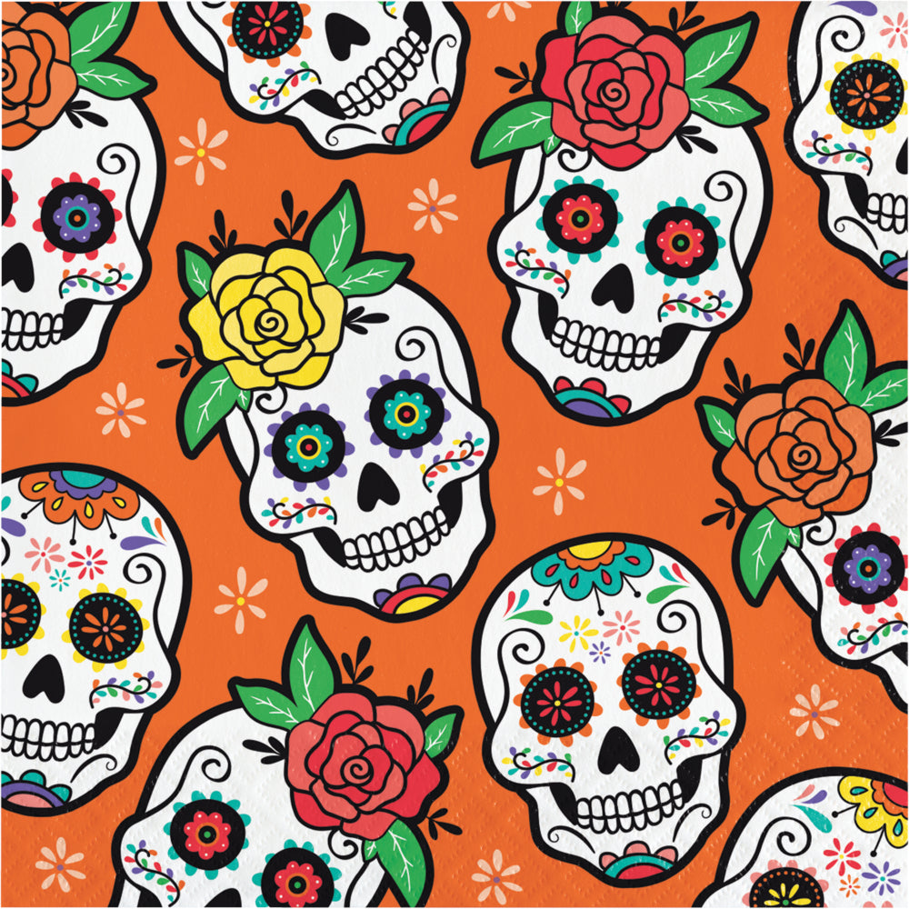 Dia De Los Muertos Lunch Napkins 16ct | Halloween
