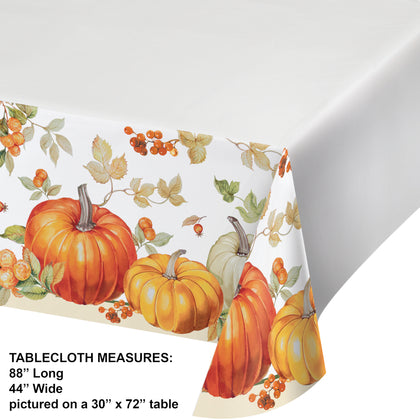 Pumpkin Paper Table Cover | Halloween