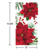 Poinsettia Guest Towel Napkins 16ct | Christmas