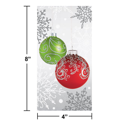 Ornament Guest Towel Napkins 16ct | Christmas