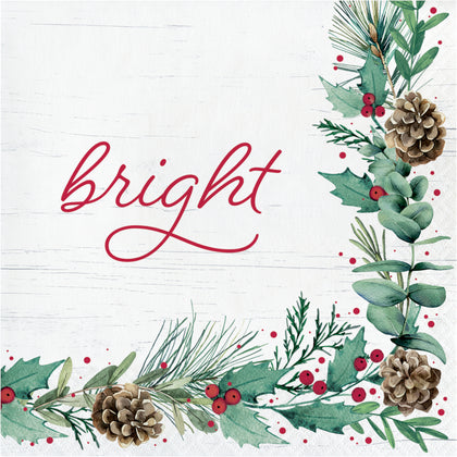 Bright Luncheon Napkins 16ct | Christmas
