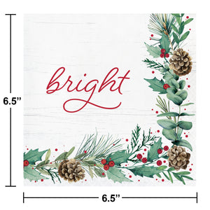 Bright Luncheon Napkins 16ct | Christmas