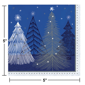 Snowfall Beverage Napkins 16ct | Christmas