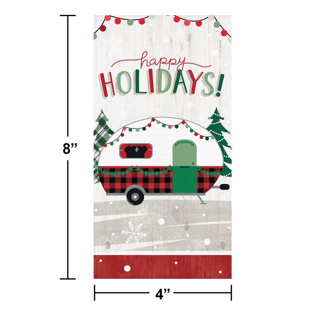 Happy Holiday Guest Towel Napkins 16ct | Christmas