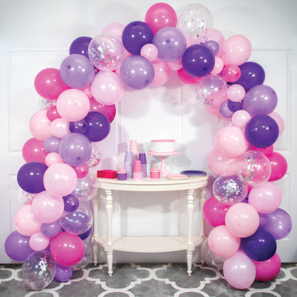 Pink and Purple Balloon Garland Kit | General Entertaining