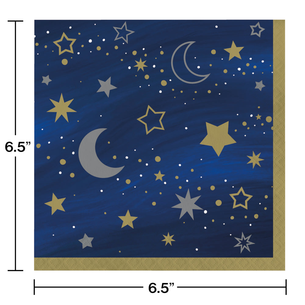 Starry Night Luncheon Napkins 16ct | General Entertainment