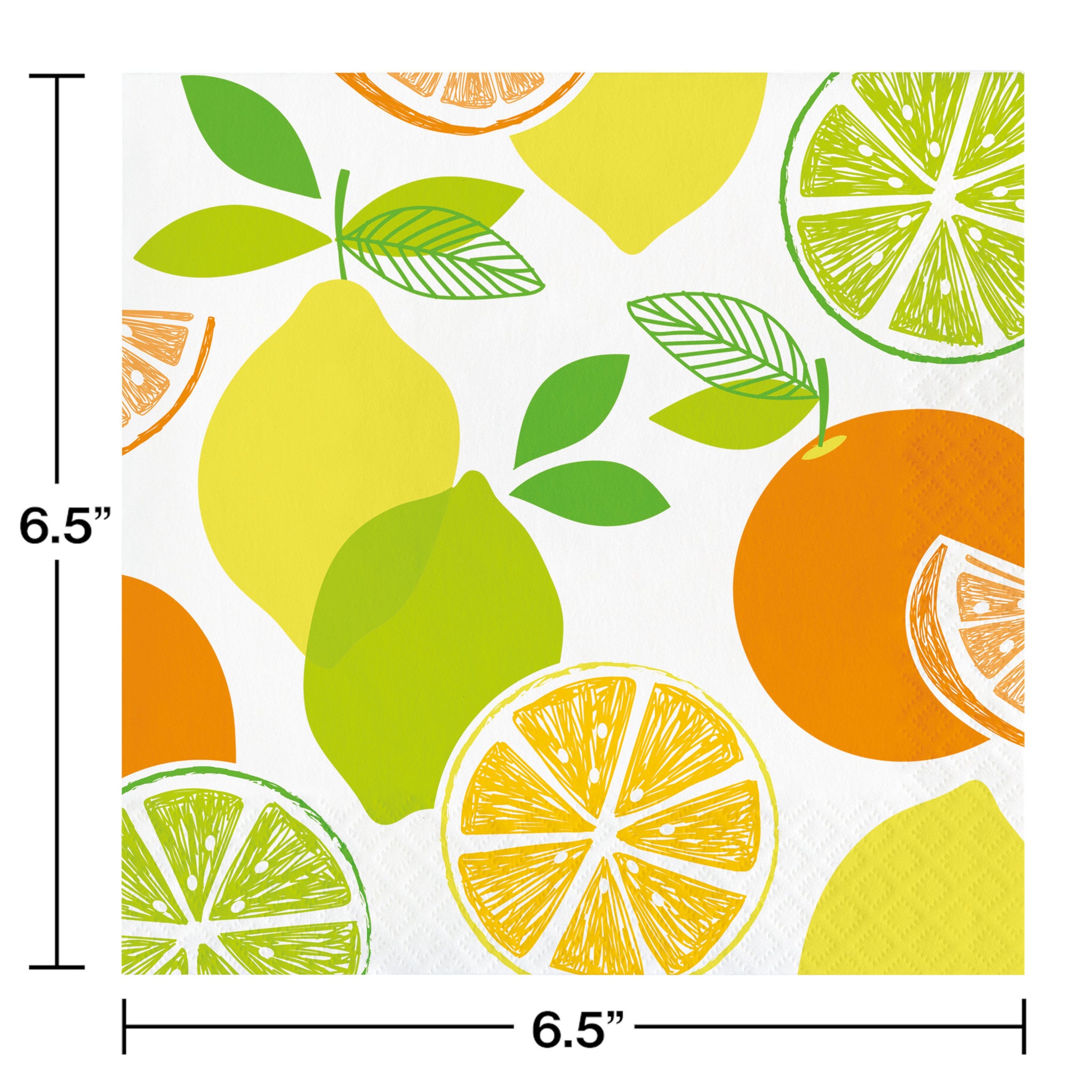 Citrus Luncheon Napkin 16ct | Summer