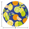 Citrus 9in Plates 8ct | Summer