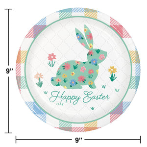 Cottage Easter 9in Paper Plates 8ct | Easter
