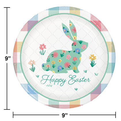 Cottage Easter 9in Paper Plates 8ct | Easter